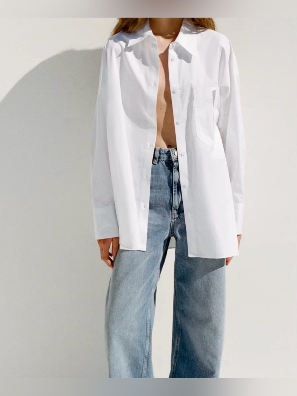 OVERSIZED SHIRT WITH POCKET Zara